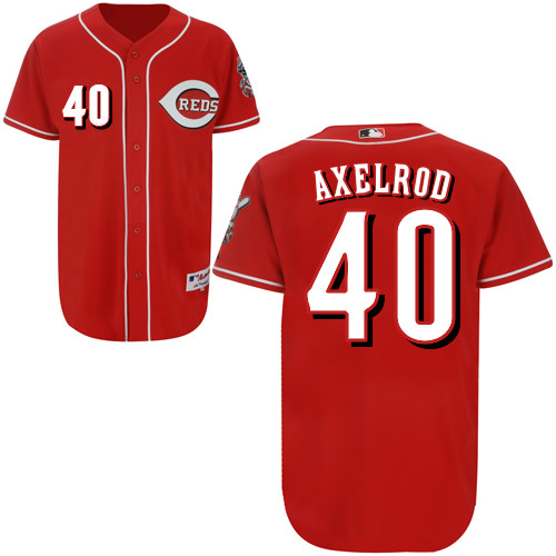 Dylan Axelrod #40 Youth Baseball Jersey-Cincinnati Reds Authentic Red MLB Jersey